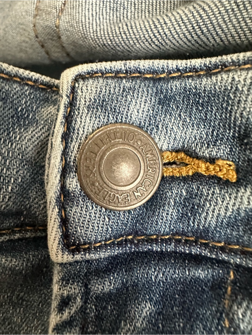 American Eagle Outfitters Mens Jeans Slim Fit 34x34 Light Pre Owned Cut A1-002 - Picture 11 of 11